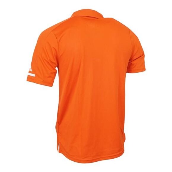 NEW Miami Hurricanes NCAA Adidas Men's  Orange Climachill Polo Shirt - Picture 2 of 2